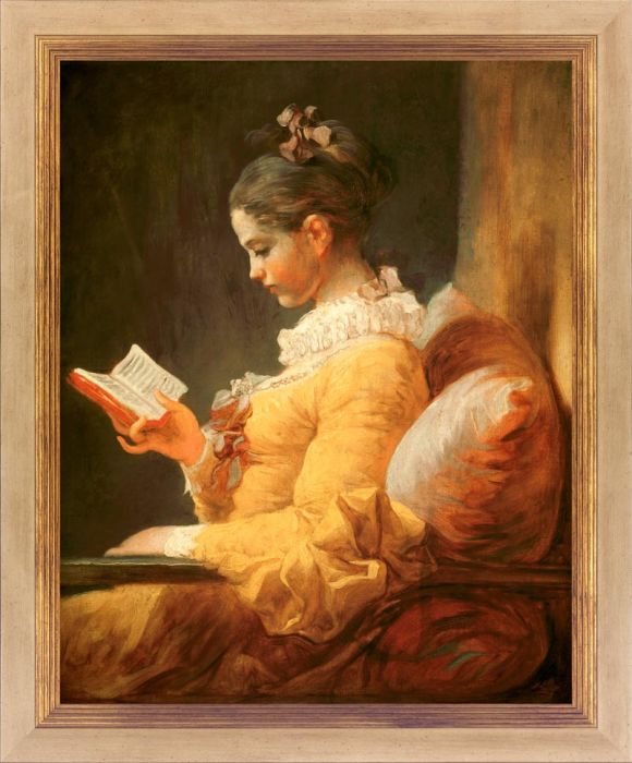 Jean-Honoré Fragonard "Lesendes Mädchen"